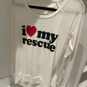 I ❤️ my rescue sweatshirt